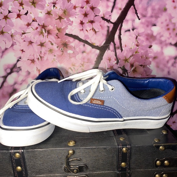 Vans Shoes | Vans Men's Size 6 Womens 7.5 Blue Canvas Blue | Color: Blue | Size: 6 | Jayciemegan's Closet